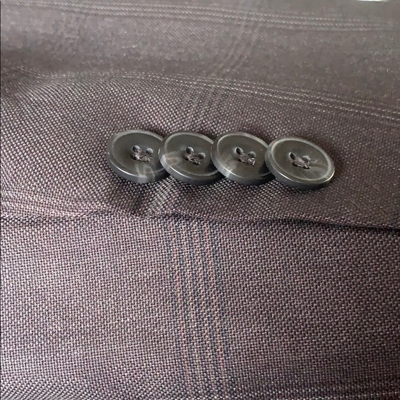 MICHAEL Michael Kors Men's Burgundy Plaid Coat - Picture 5 of 7